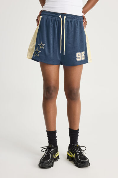 Hype Street Basketball Short, 96 STAR _ NAVY BLAZER