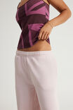 Classic Wide Leg Trackpant, WASHED PINK DUST - example image 4