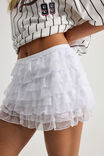 Lily Layered Lace Skort, WHITE - alternate image 4