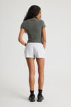 Pull On Mini Short, SILVER MARLE - alternate image 3