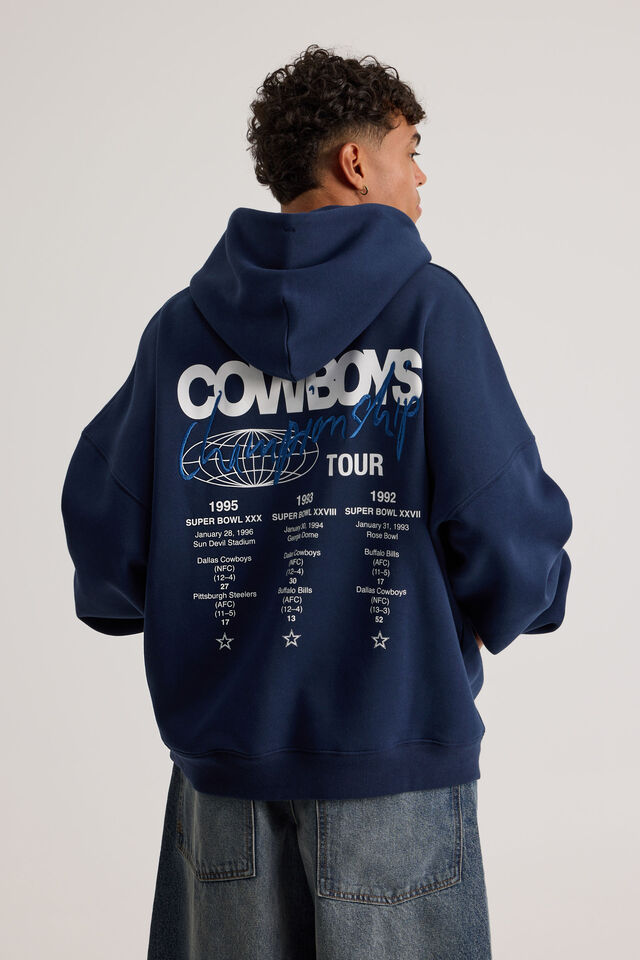 Dallas Cowboys Hoodie, LCN DAL MIDNIGHT BLUE/COWBOYS CHAMPIONSHIP