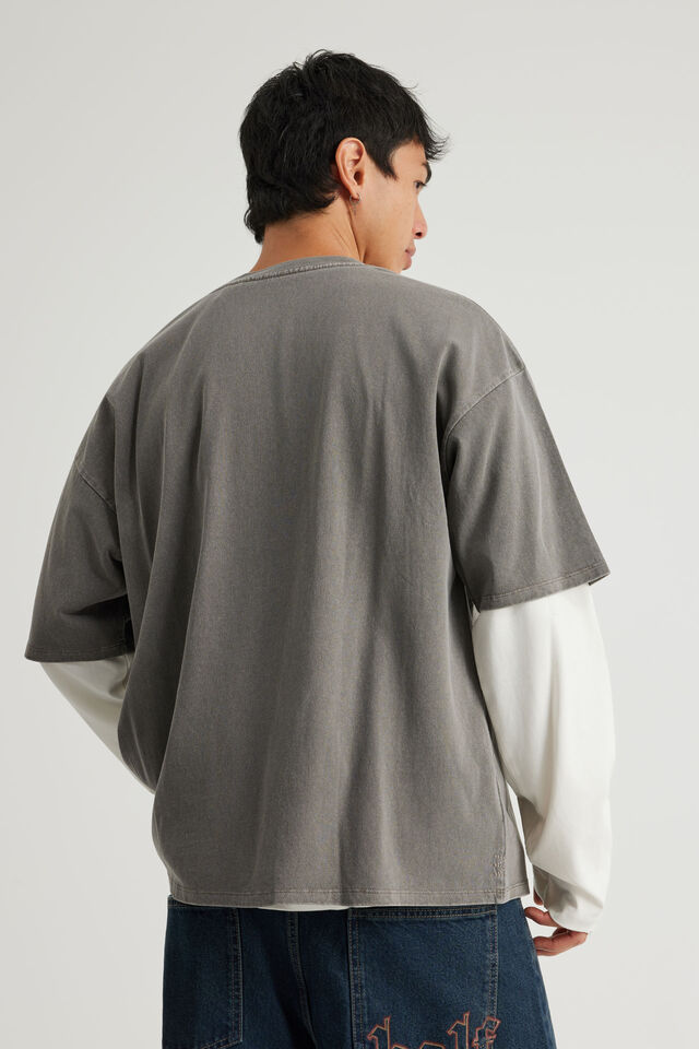 Notion Vintage Graphic Tshirt, NTN WASHED METEOR/SWOOSH LOGO