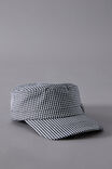 Notion Military Cap, NOTION BLK WHT CHECK - alternate image 1