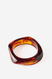Stone Chunky Bangle, TORTOISE SHELL - alternate image 1
