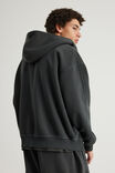 Authentics Premium Zip Through, WASHED BLACK - example image 3