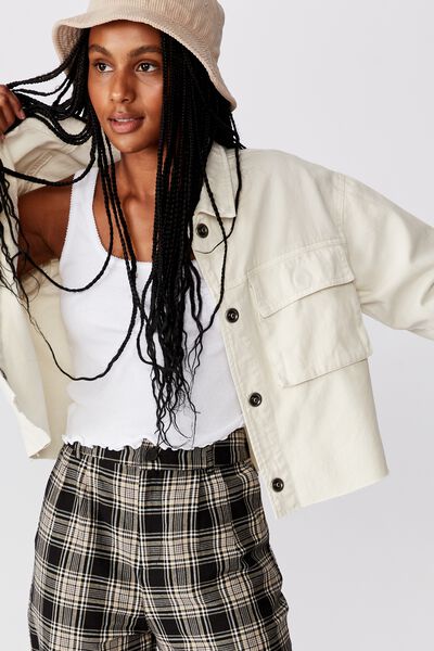 Utility Jacket, MARSHMELLOW