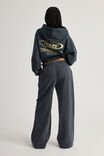Classic Wide Leg Trackpant, WASHED NAVY - alternate image 3