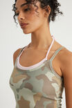 Layered Halter Cami, SUMMER CAMO/PINK MUSK - example image 4