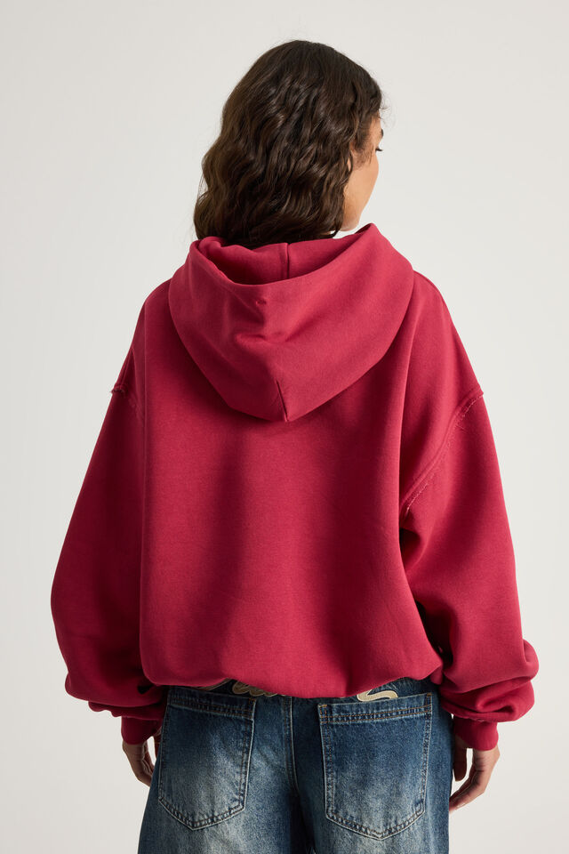 Notion X Smolbrat Hoodie, WASHED CRANBERRY/SUPERSCRIPT