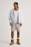 Nfl Basketball Short, LCN NFL BEIGE/RAIDERS STEALTH - alternate image 2