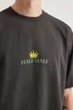 Half Half Heavyweight Core Fit Tshirt, HH SLATE/OUR TIME - example image 4