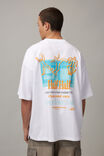 Heavy Weight Box Fit Graphic Tshirt, HH WHITE/OPEN YOUR SOUL - alternate image 1