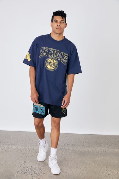 Oversized Graphic T Shirt, NAVY/LOS ANGELES