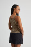 Printed Longline Tank, LEOPARD PRINT - alternate image 3