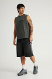 Notion Baggy Denim Short, DARK MATTER/GRAPHIC - example image 2