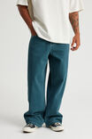 Half Half Classico Baggy Jean, WASHED MARINE TEAL - alternate image 1