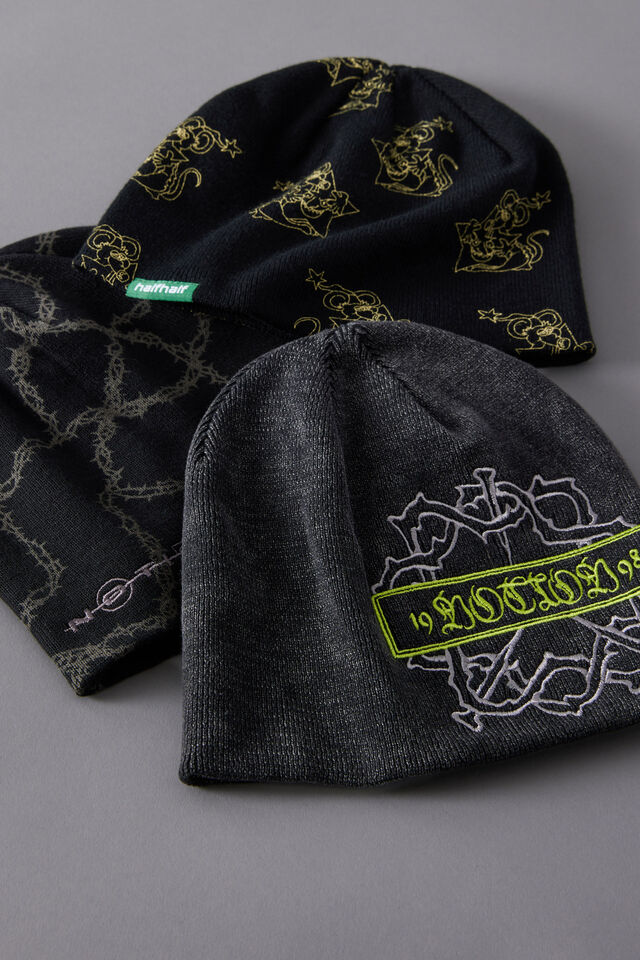 Notion Thorn Yardage Beanie, NOTION BLACK GREY THORNS