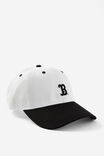 Lcn Dad Cap Ucla, LCN DAD CAP UCLA BLACK WHITE SMALL B EMB - alternate image 1