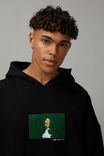 The Simpsons Baggy Hoodie, LCN SIM BLACK/HOMER HEDGE - alternate image 2