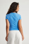 Fitted Graphic Tee, WASHED MED BLUE/NTN SPORT - example image 3