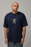 Oversized Marvel T Shirt, LCN MAR NAVY BLAZER/X MEN EMB - alternate image 1