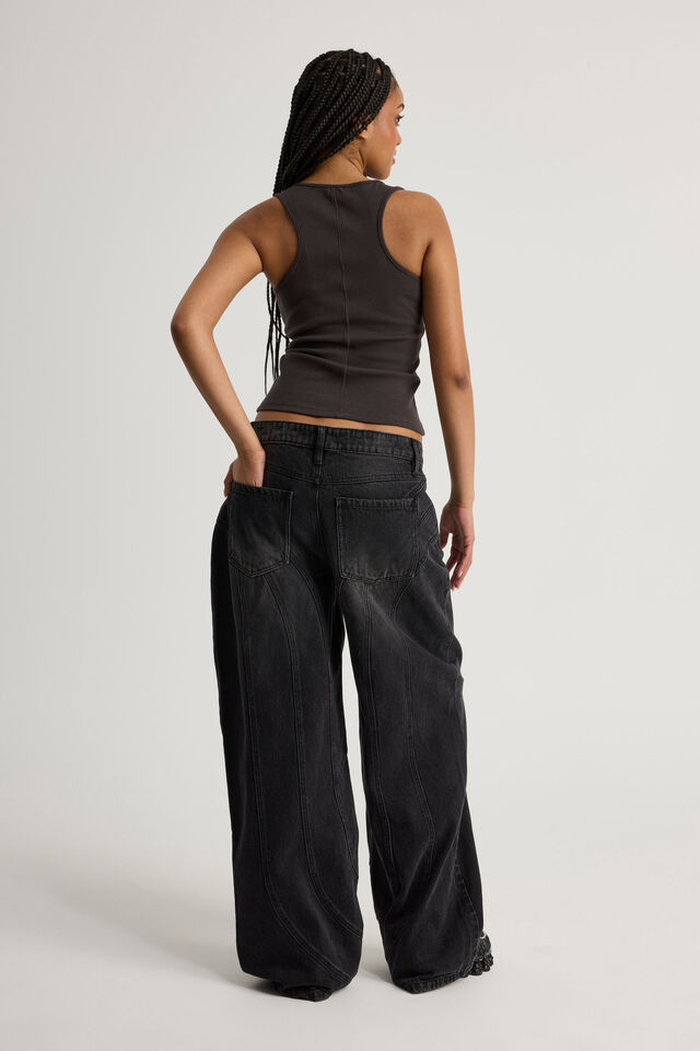 Jagger Baggy Jean, EXTREME BLACK WASH