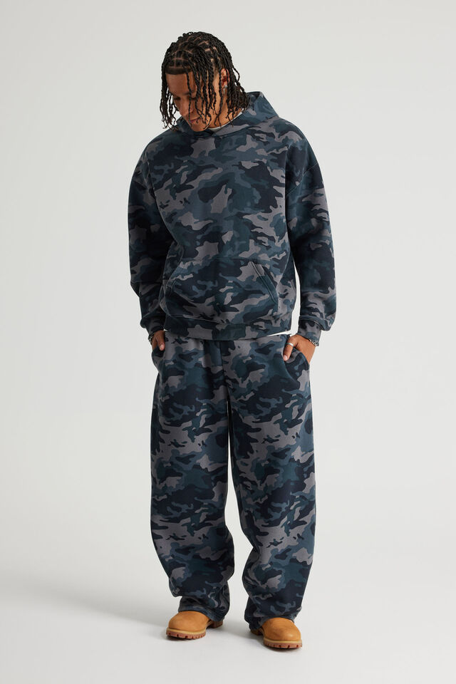 Authentics Baggy Trackpant, WASHED BELUGA CAMO