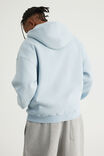 Authentics Boxy Zip Thru Hoodie, WASHED SEA BREEZE - example image 3