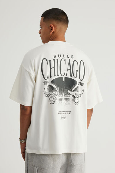 Box Fit Nba T Shirt, LCN NBA CLOUD/BULLS WORLDWIDE