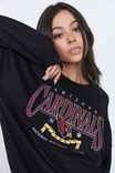 Lcn Nfl Oversized Graphic Crew, LCN NFL BLACK/CARDINALS - alternate image 2