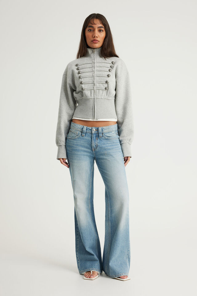 Luca Low Rise Bootleg Jean, BABYWAVE BLUE