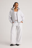 Authentics Boxy Crop Zip Through, SILVER MARLE - alternate image 2