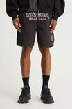 Notion Pull On Cargo Short, BLACK/GRAPHIC - example image 1