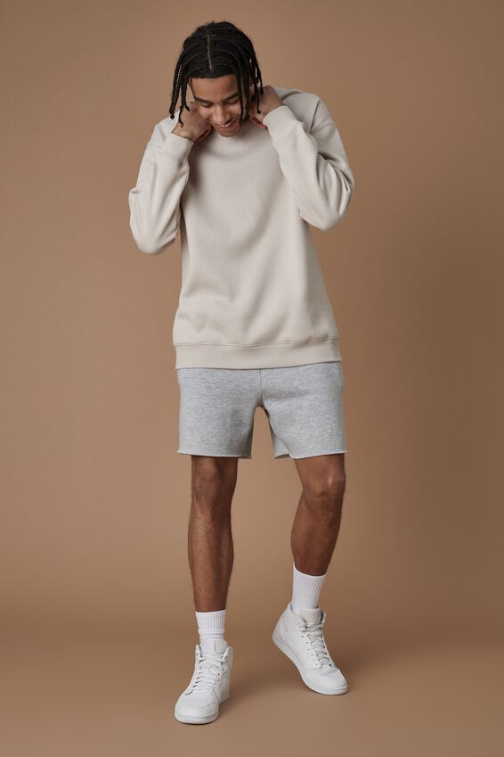 Oversized Crew, BEIGE