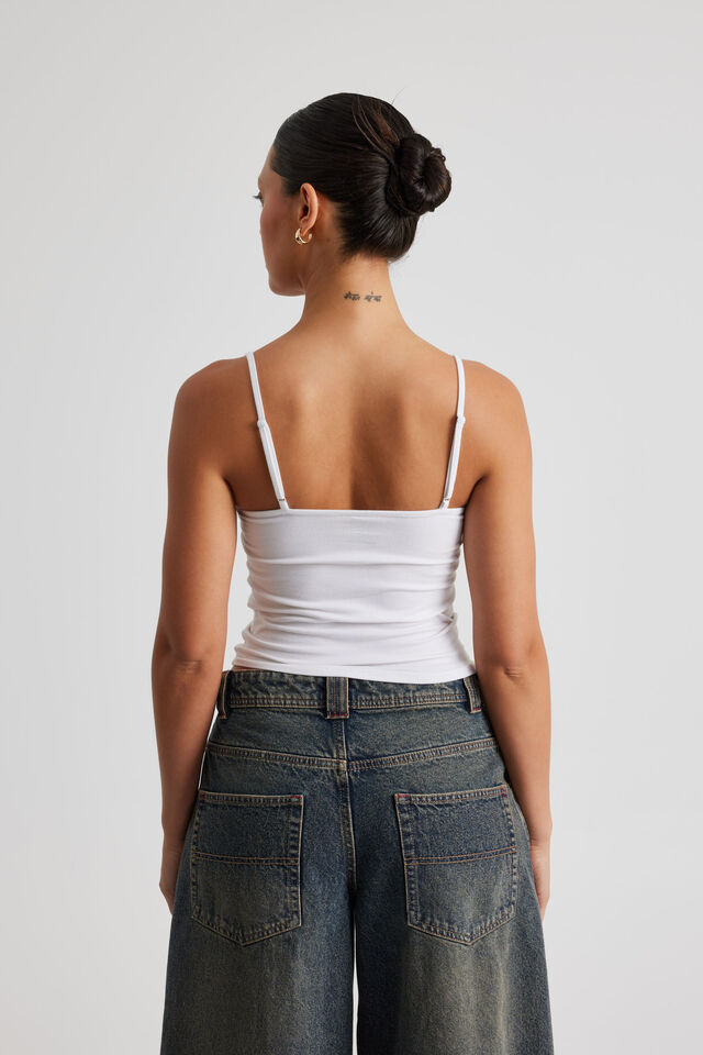 Classic Cami, WHITE
