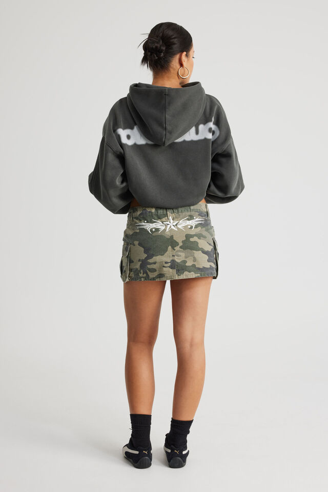 Camo Cargo Skirt, GREEN CAMO_BUTTERFLY