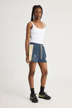 Hype Street Basketball Short, 96 STAR _ NAVY BLAZER - alternate image 2