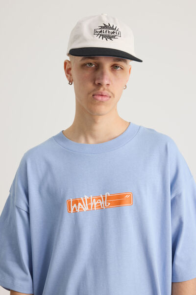 Half Half 5 Panel Two Tone Cap, BLACK WHITE CHECK UNDER BRIM
