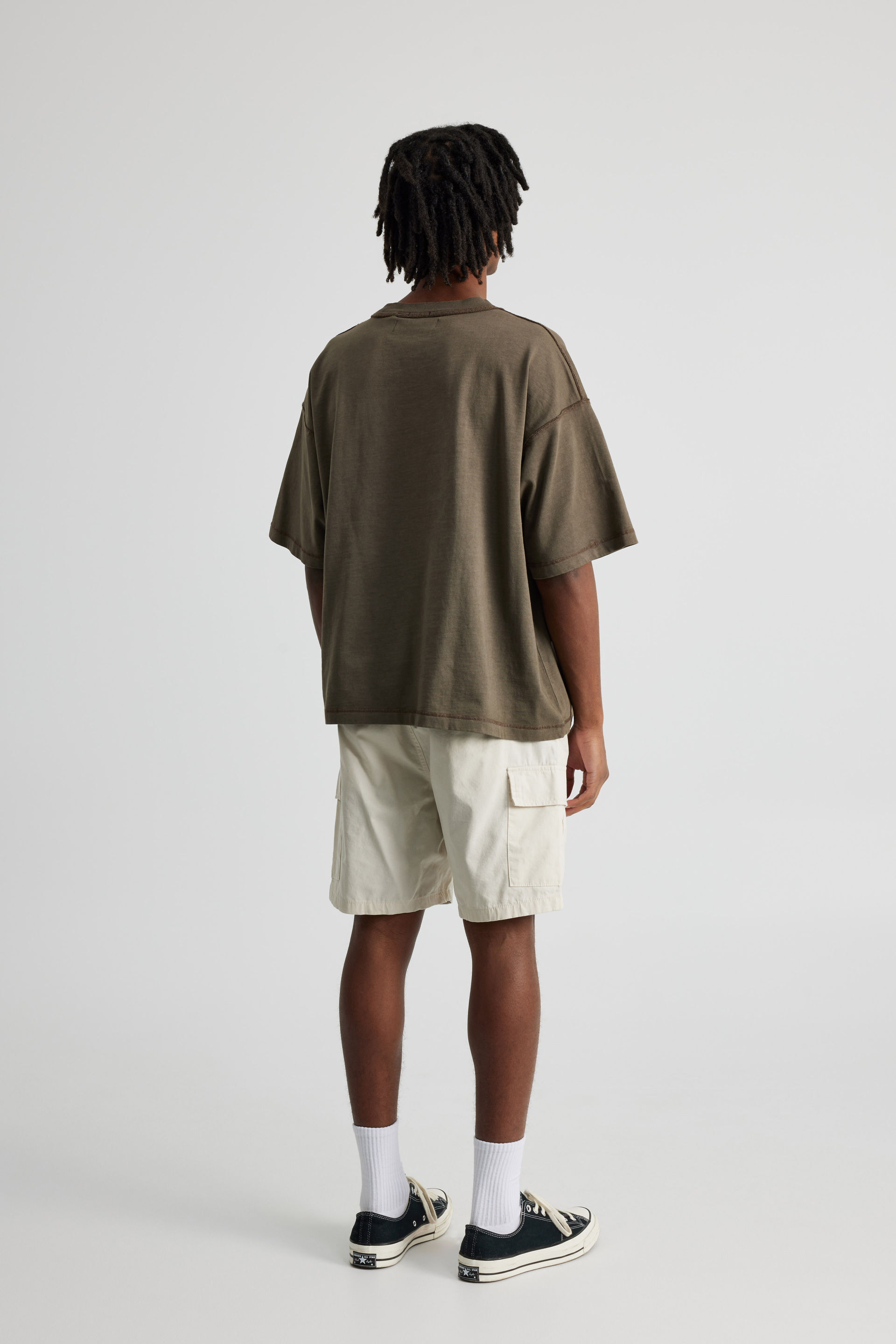 Half Half Pull On Cargo Short