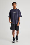 Box Fit Nba T Shirt, LCN NBA ARCTIC BLUE/LAKERS Y2K - alternate image 5