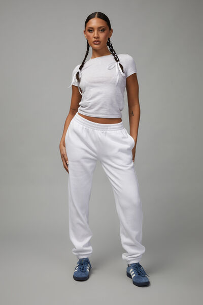 Classic Trackpant, WHITE