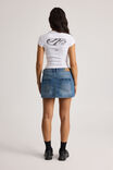 Everyday Denim Skirt, BRIGHT BLUE - alternate image 3