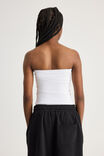 Authentics Longline Bandeau, WHITE - alternate image 3