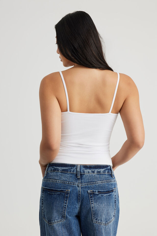 Kiki Cami, WHITE/OBSESSED