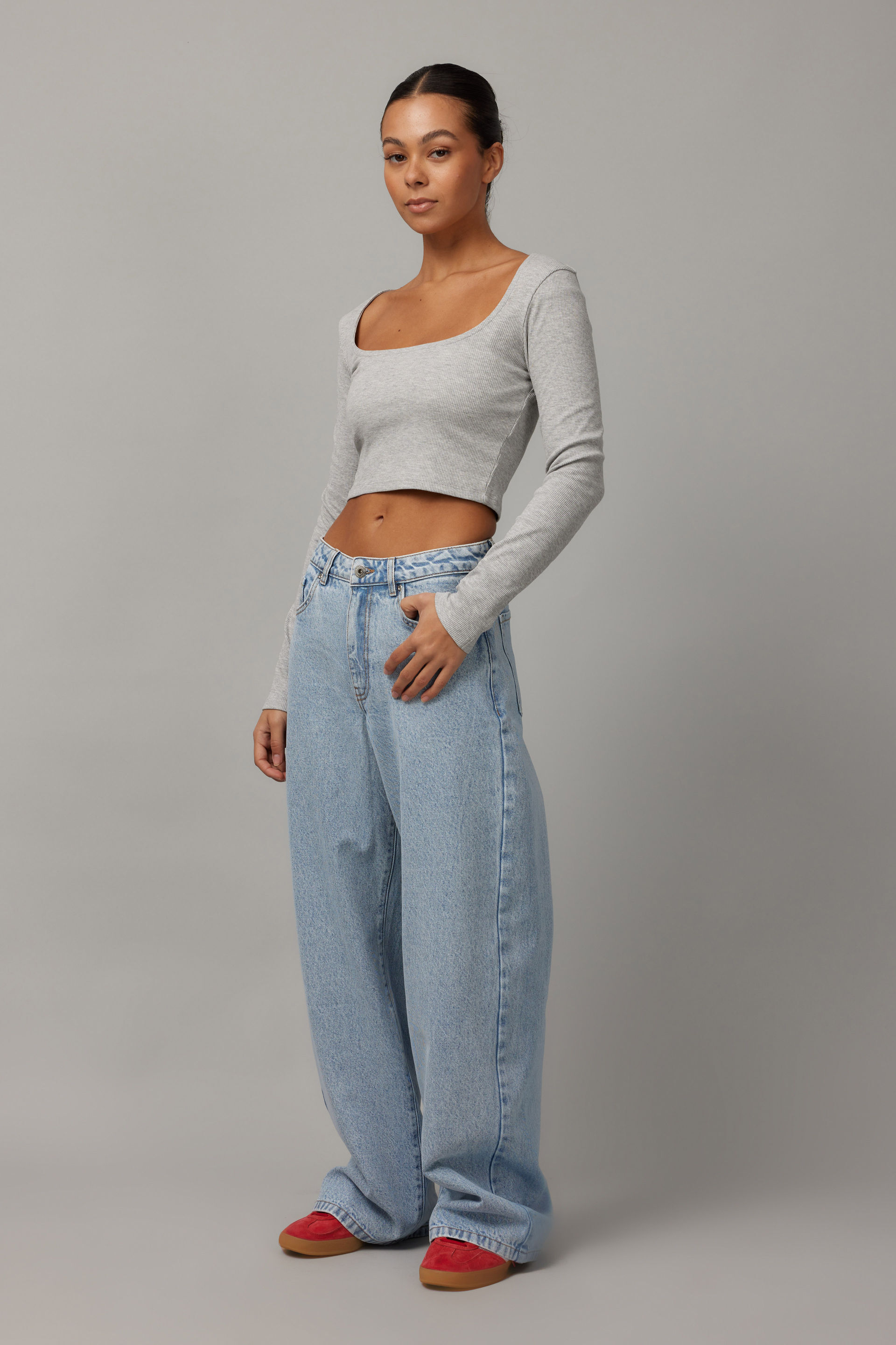 High Rise Baggy Jean