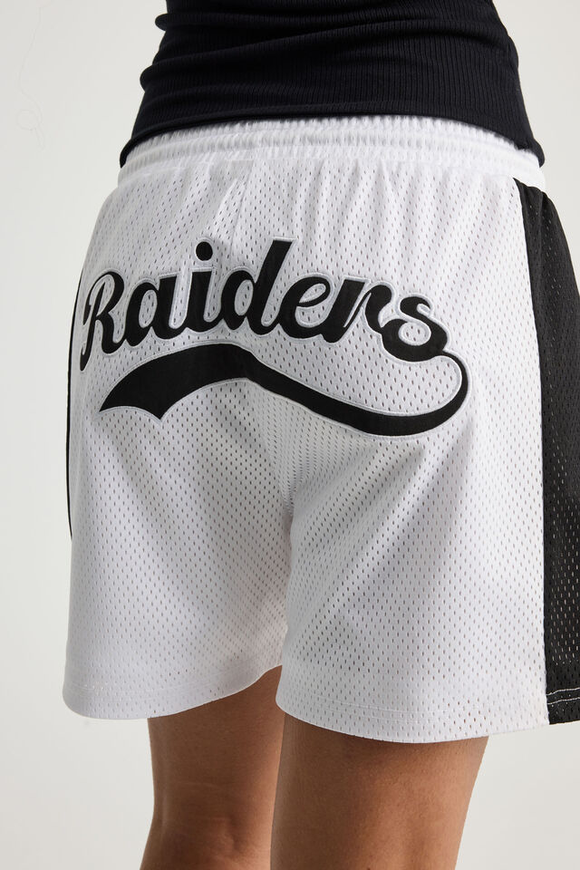 Lcn Nfl Field Short, NFL LCN RAIDERS SCRIPT_ WHITE