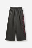 Notion X Smolbrat Classic Wide Leg Trackpant, WASHED BLACK/SUPER SCRIPT - alternate image 1
