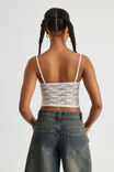 Emery Lace Cami, WHITE - alternate image 3