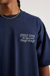 Half Half Heavyweight Box Fit Graphic Tshirt, HH MIDNIGHT BLUE/SWAP BUY SELL - alternate image 4