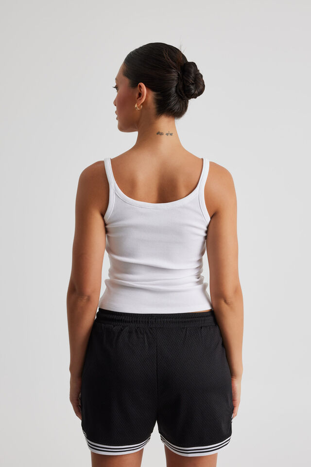 Longline Tank, WHITE